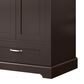 Lexora Home Dukes 30" Single Bathroom Vanity in Espresso with 2 cm White Cultured Marble Top and Rectangular Sink, , large