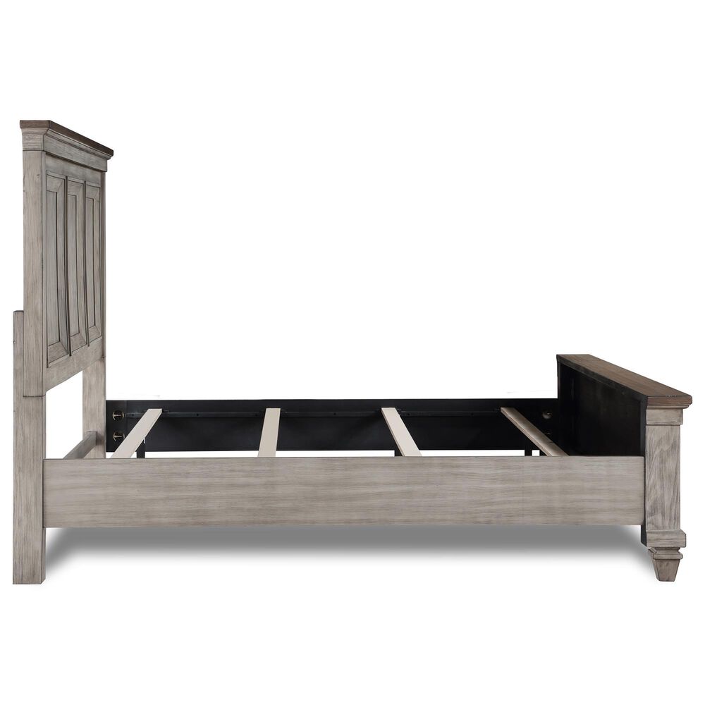 New Heritage Mariana Queen Panel Bed in Vintage Creme, , large