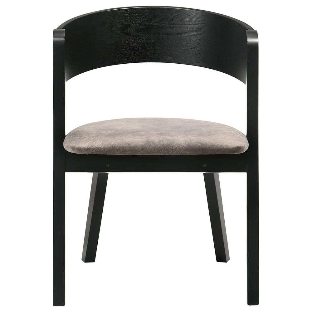 Blue River Cirque and Jackie 5-Piece Round Dining Set in Black, , large