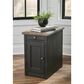 Ashley Tyler Creek Chair Side End Table in Grayish Brown/Black, , large