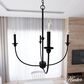 Hunter Southcrest 26" 4-Light Chandelier in Flat Matte Black, , large