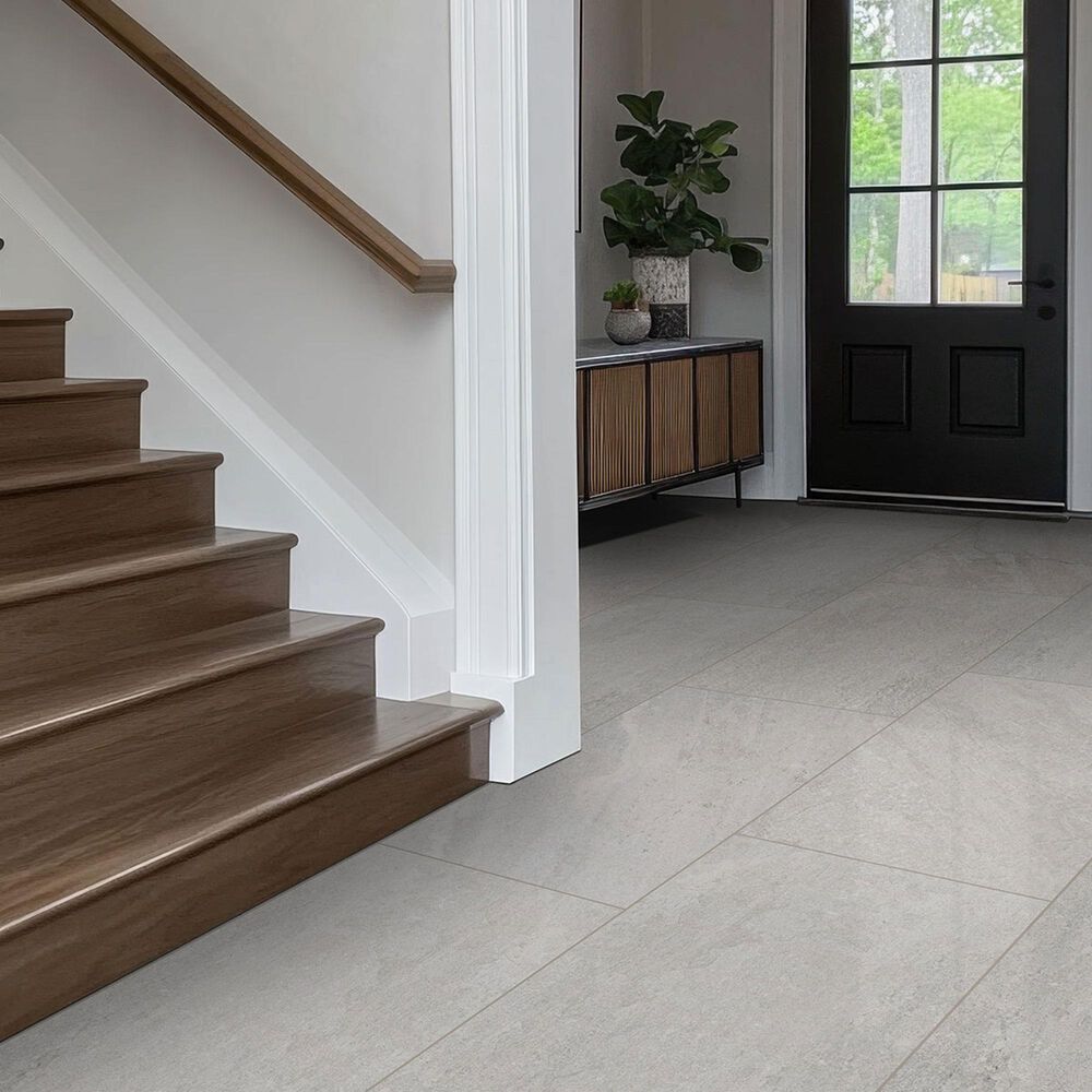 MS International Traktion Stowe Silver Dune 15" x 30" Porcelain Tile, , large