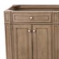 James Martin Bristol 72" Double Bathroom Vanity Cabinet in Whitewashed Walnut, , large