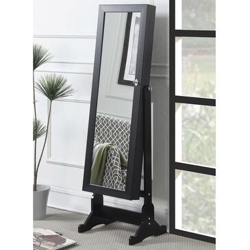 Pacific Landing Jewelry Cheval Armoire in Cappuccino, , large