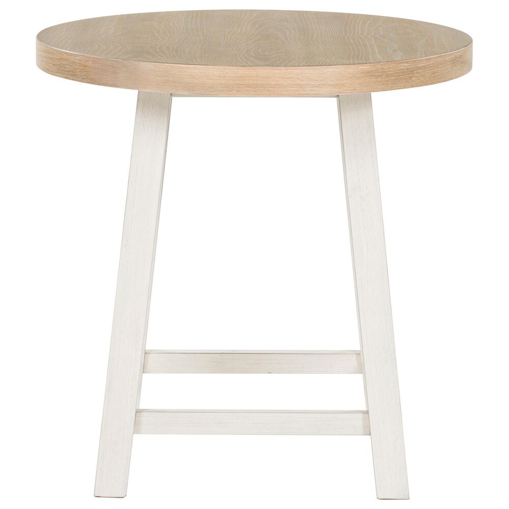 Ashley Fawndell 3-Piece Occasional Table Set in Antiqued White and Light Brown, , large