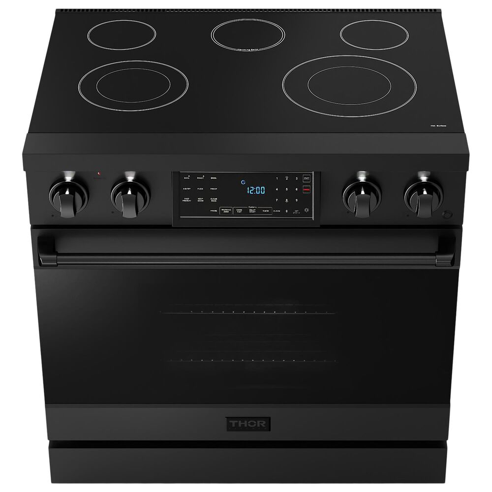 Thor Kitchen Gordon Ramsay 6 Cu. Ft. Professional Electric Range in Black, , large