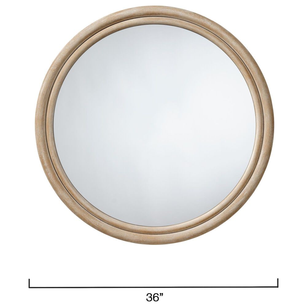 Splendor Living Oakvale Wall Mirror in Natural, , large