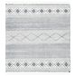 Safavieh Natura NAT856A 6" Square Ivory and Navy Area Rug, , large