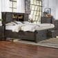 A-America Sun Valley 4 Piece Queen Storage Bedroom Set in Charcoal, , large