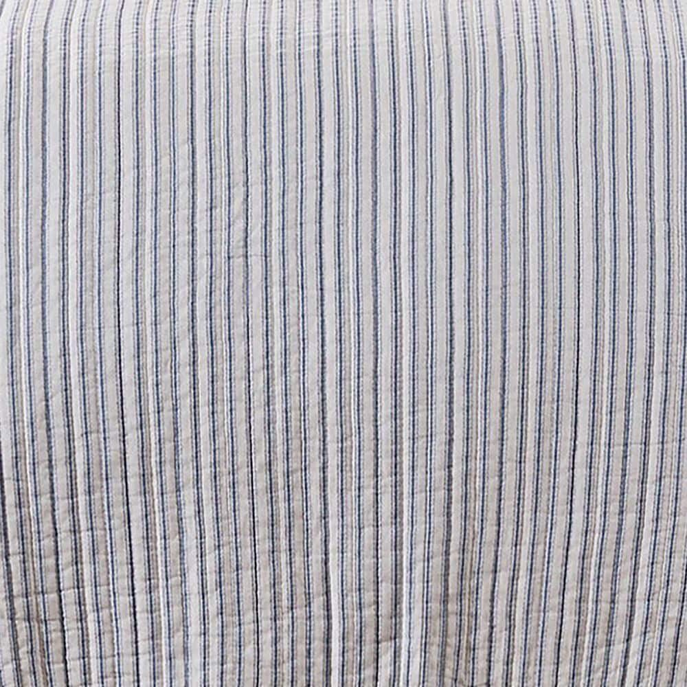 Levtex Tobago 3-Piece Stripe Full/Queen Quilt Set in Blue and White, , large