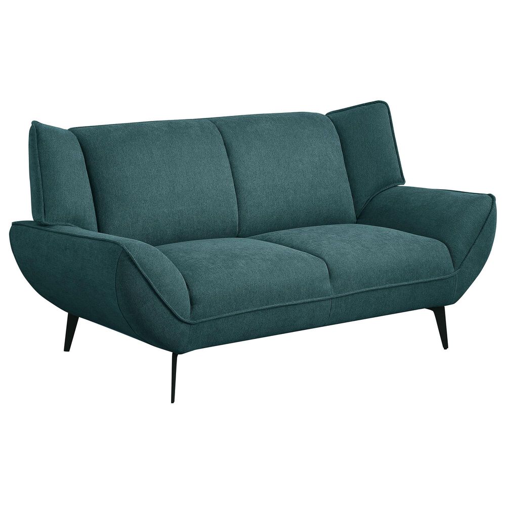 37B Acton Stationary Loveseat in Blue, , large