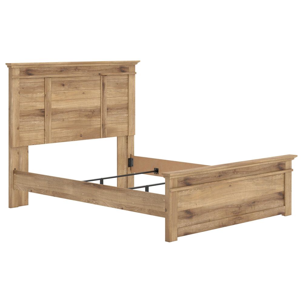Ashley Makidern 4-Piece Queen Panel Bedroom Set in Natural Brown, , large