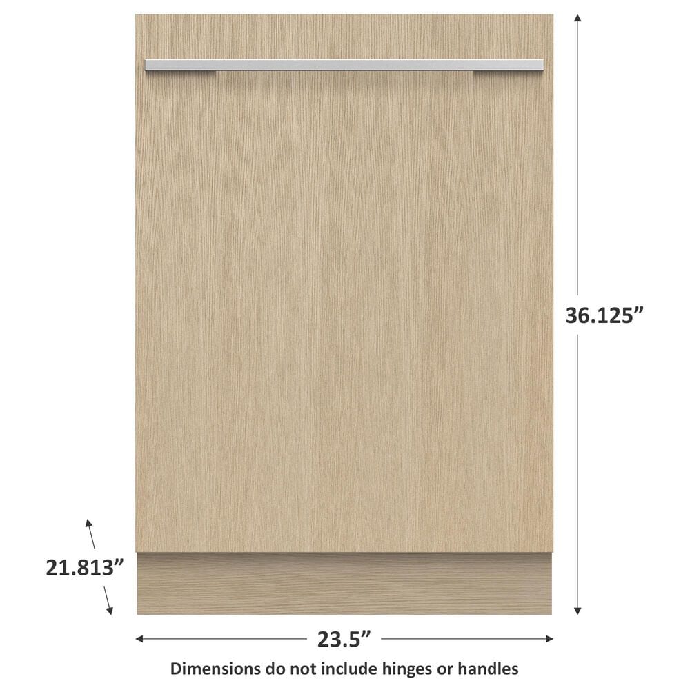 Fisher &amp; Paykel 24&quot; Built-In Bar Handle Dishwasher with 46 dBA in Panel Ready, , large