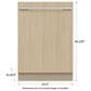Fisher & Paykel 24" Built-In Bar Handle Dishwasher with 46 dBA in Panel Ready, , large