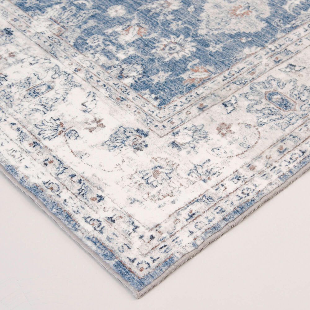 Central Oriental Trisha Yearwood Belmont Malian 3&#39;3&quot; x 5&#39;3&quot; Blue and Ivory Area Rug, , large