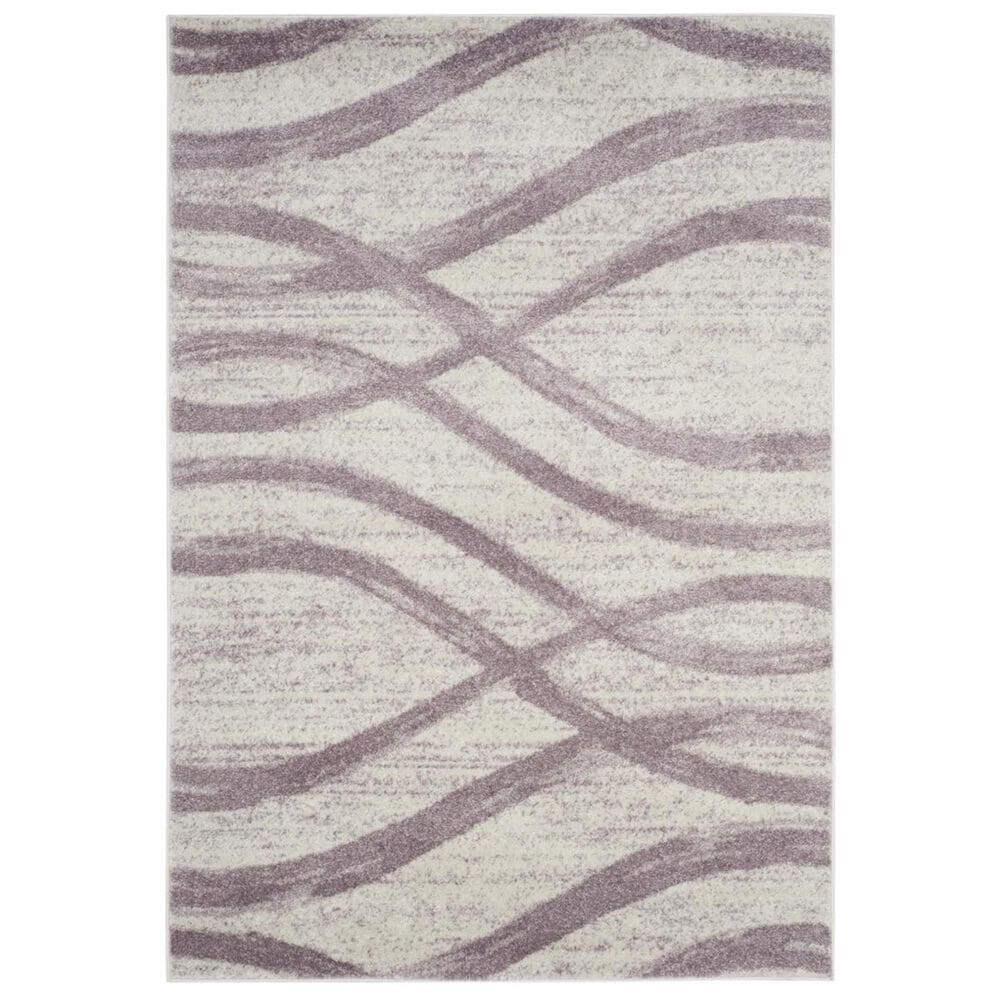 Safavieh Adirondack ADR125L 4" x 6" Cream and Purple Area Rug, , large