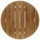 Hearth and Haven 3-Piece Outdoor Chat Set with Teak Slat-Top Side Table in White, , large