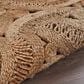 L&R Resources Natural Jute 4" Scalloped Natural Area Rug, , large