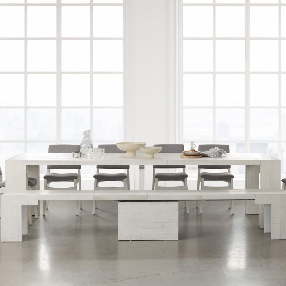 Transformer Table Dining Table in Canadian Birch White - Table Only, , large