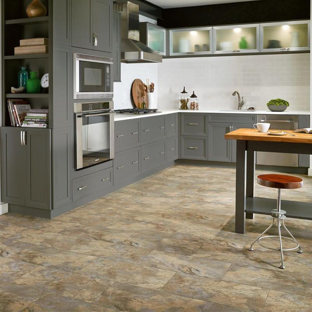 Armstrong Lexington Slate Sahara Beige 12" x 24" Luxury Vinyl Plank, , large