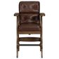 Hawthorne Furniture Tavern Spectator Barstool with Brown Cushion in Whiskey, , large