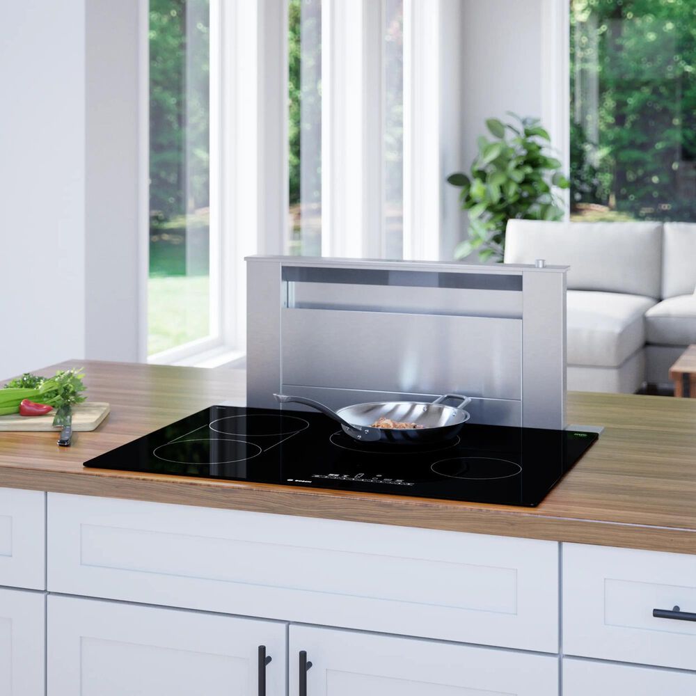 Bosch 800 Series 30&quot; Built-In Electric Cooktop without Frame in Black, , large