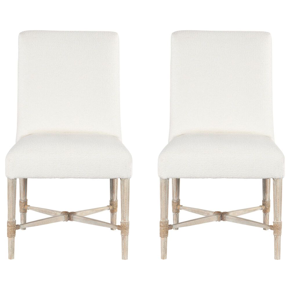 Hooker Furniture Serenity Side Chair in Whitewashed Oak &#40;Set of 2&#41;, , large