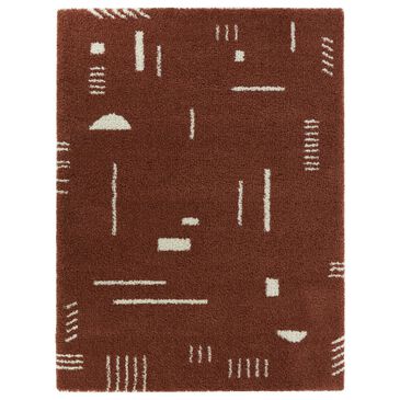 Balta Rugs Rupa 3090665 7"10" x 10" Rust Area Rug, , large