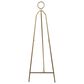 Maple and Jade 52" Adjustable 3-Tier Display Easel with Circular Ring Top in Polished Gold, , large