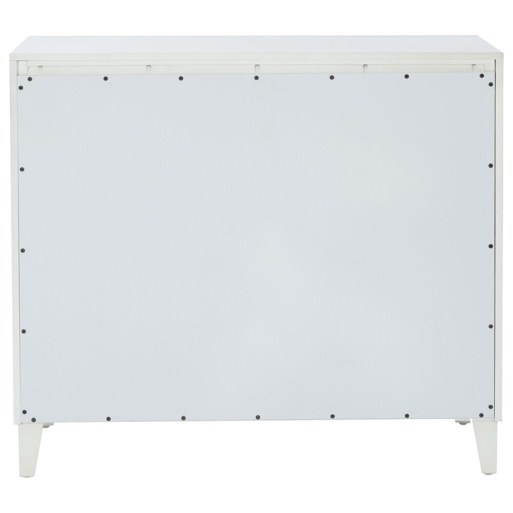 Linon Home Decor Miles 3-Door Accent Cabinet in Antique White, , large