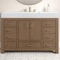 37B Alanya 48" Single Bathroom Vanity in Walnut Drift with White Composite Stone Top, , large