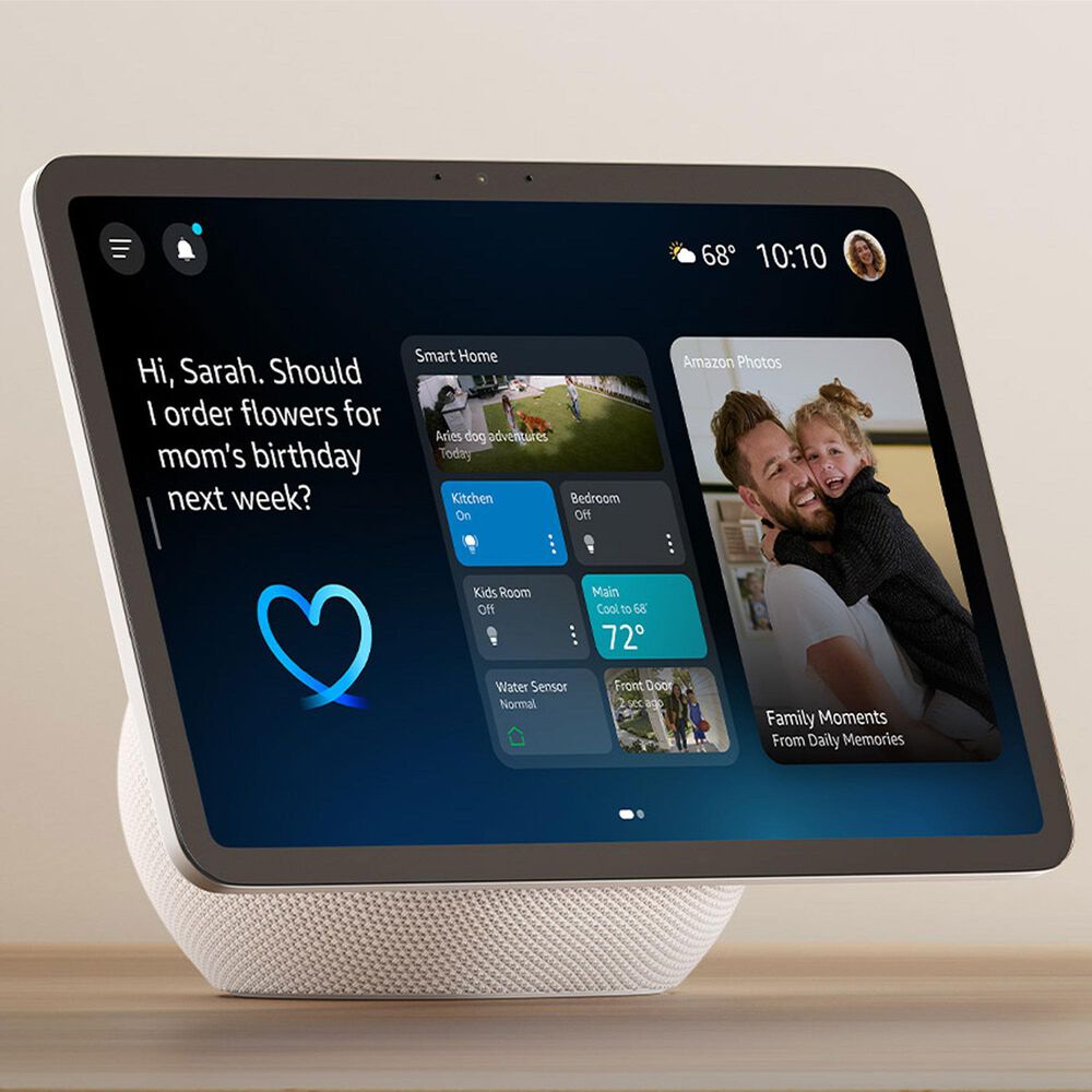 Amazon Echo Show 11 Smart Display with Spatial Audio in Glacier White, , large
