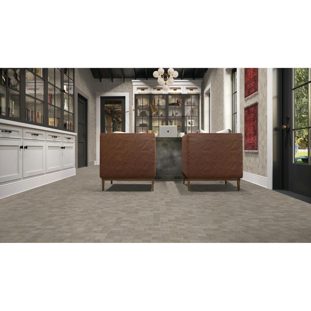 Dal-Tile Haddonstone Atlas 2" x 2" on 12" x 12" Porcelain Mosaic Sheet, , large