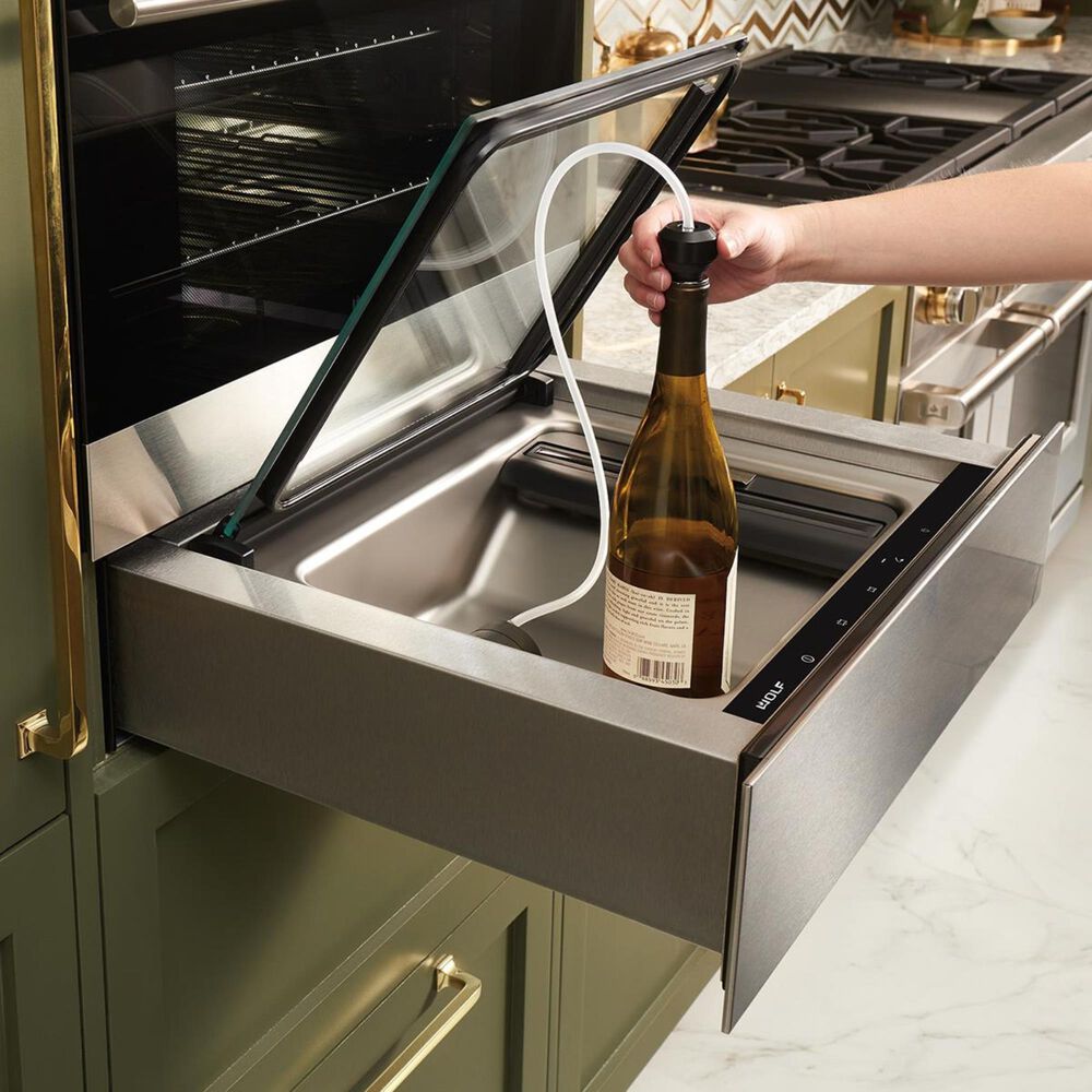 Wolf 24&quot; Vacuum Seal Drawer in Stainless Steel, , large