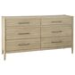 Aspen Furniture, Inc.  Shiloh 3 Piece Queen Bedroom Set in Champagne, , large