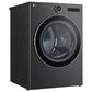 LG 7.3 Cu. Ft. Smart Front Load Gas Dryer with Built-In Intelligence and TurboSteam in Black Steel, , large