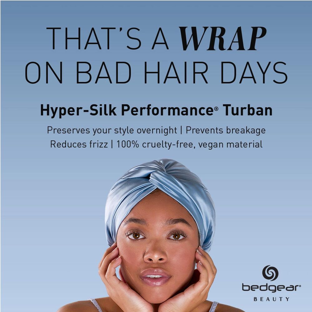 Bedgear Hyper-Silk Turban in Black, , large