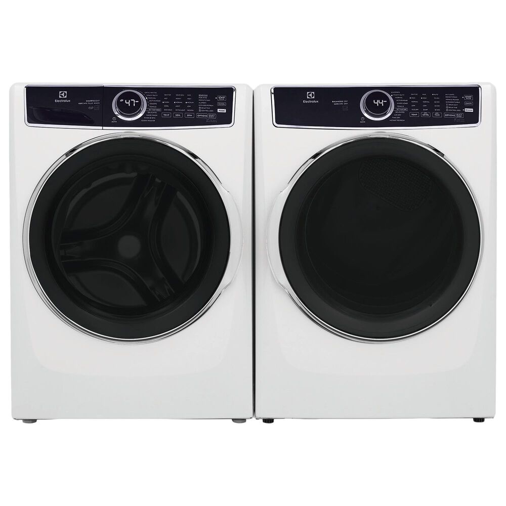 Electrolux 4.5 Cu. Ft. Front Load Washer and 8.0 Cu. Ft. Gas Dryer Laundry Pair in White, , large