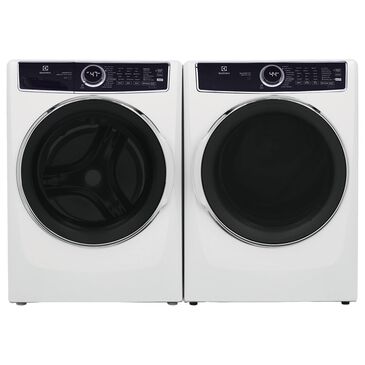 Frigidaire 4.5 Cu. Ft. Front Load Washer and 8.0 Cu. Ft. Gas Dryer Laundry Pair in White, , large