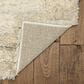 Kas Oriental Rugs Merino Horizon 3"9" x 5"11" Ivory and Grey Area Rug, , large