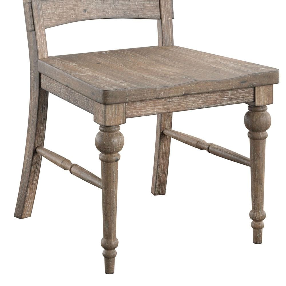 Emerald Home Furnishings Interlude Side Chair with Ladder Back in Sandstone Buff &#40;Set of 2&#41;, , large