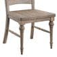 Emerald Home Furnishings Interlude Side Chair with Ladder Back in Sandstone Buff (Set of 2), , large