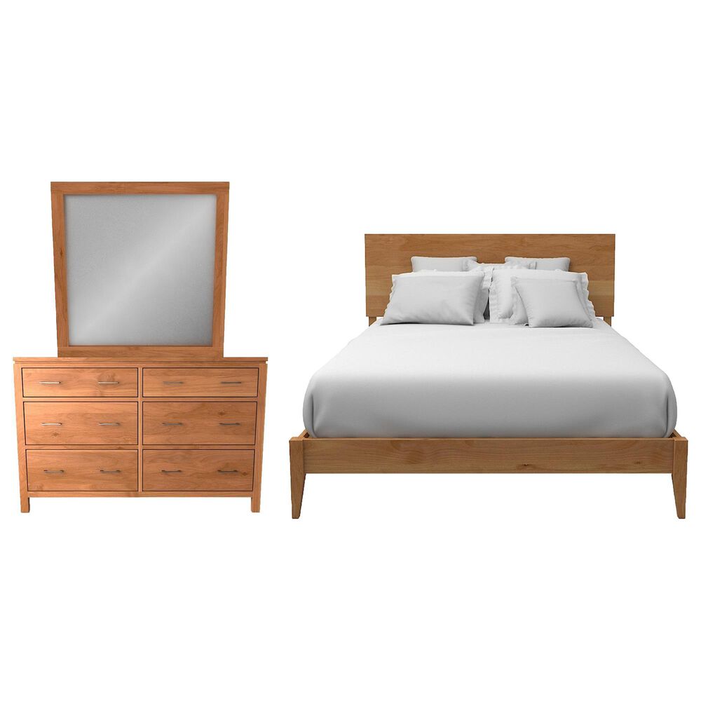 Archbold Furniture Company 2 West 3-Piece Queen Platform Bedroom Set in Natural, , large