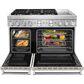 KitchenAid 48" Professional Double Oven Dual Fuel Range in Matte Milkshake, , large