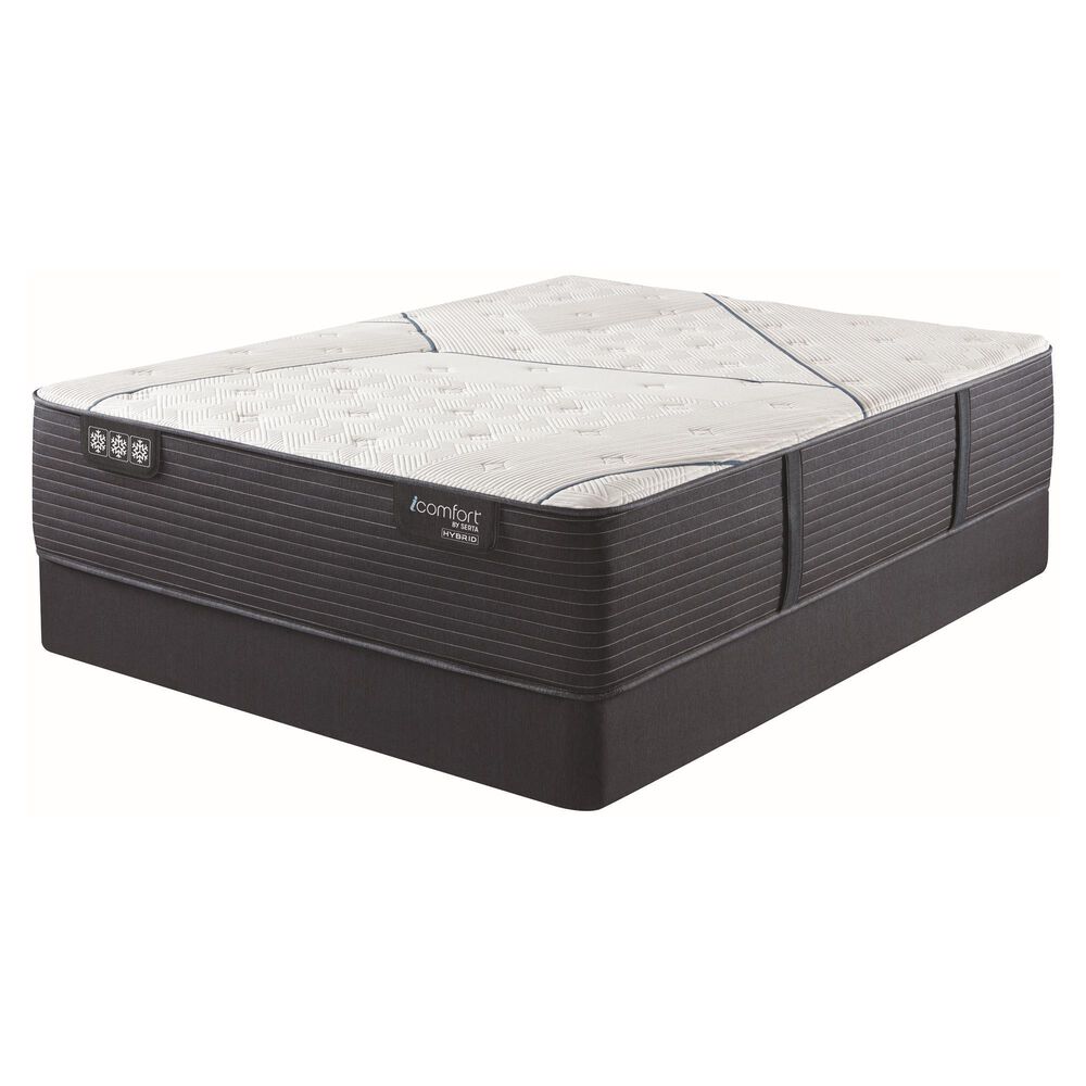 Serta iComfort Hybrid Quilted CF3000 Medium King Mattress with High Profile Box Spring, , large