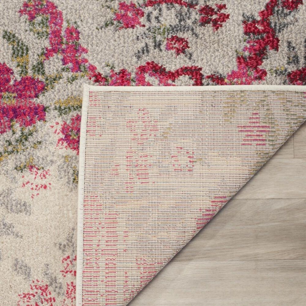 Safavieh Monaco MNC205R 4&#39; x 5&#39;7&quot; Ivory and Pink Area Rug, , large