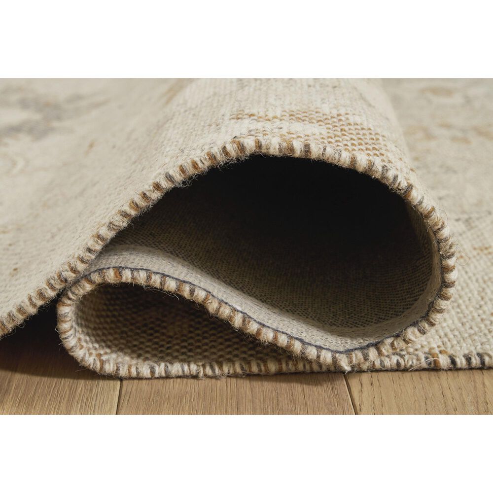 Ashley Calkin 8&#39; x 10&#39; Linen, Gray and Caramel Area Rug, , large