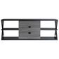 Furniture of America Finn 60" TV Stand in Black and Distressed Gray, , large