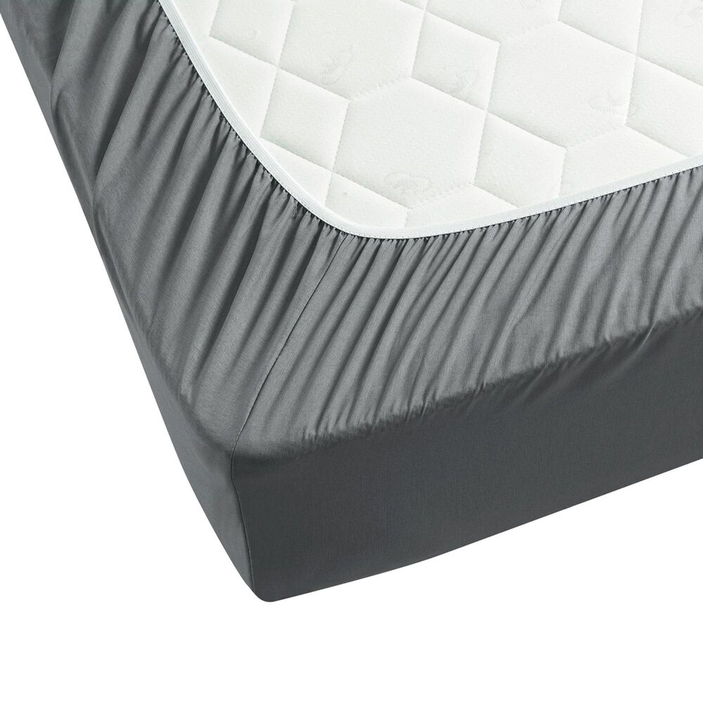 Sanders Collection Premium Bamboo 4-Piece Full Sheet Set in Grey, , large