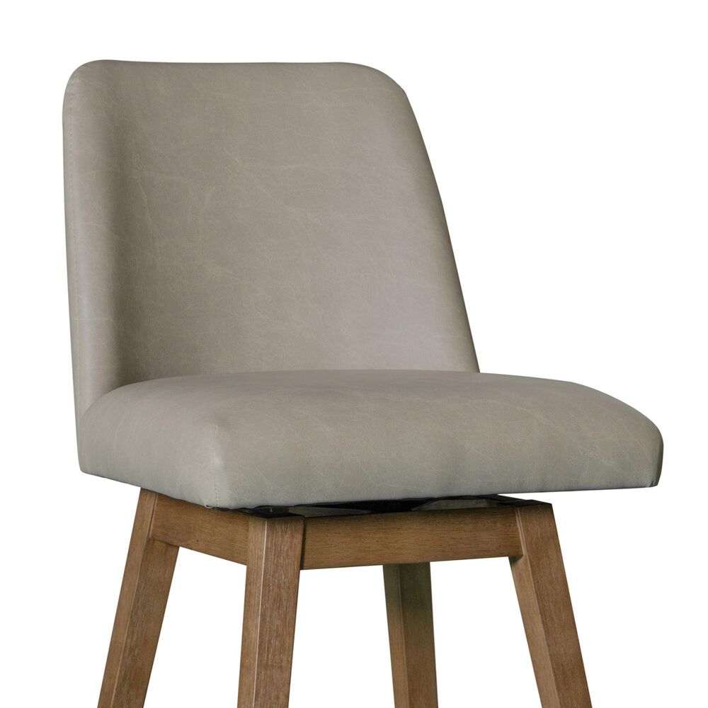 Armen Living Amelia 26" Swivel Counter Stool in Natural, , large